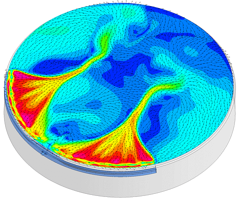 Skim Tank Surface Velocity