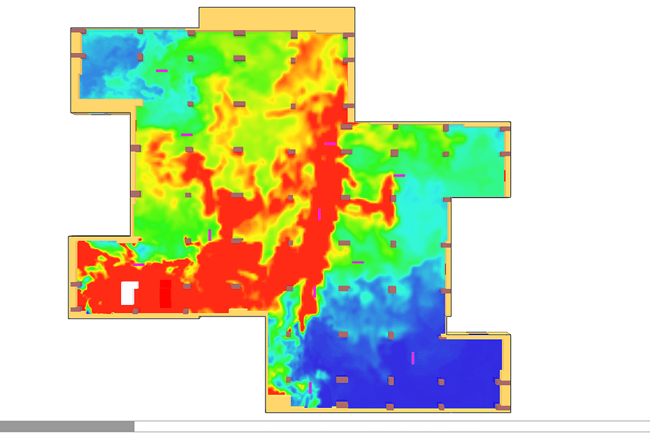 CFD Fire propagation