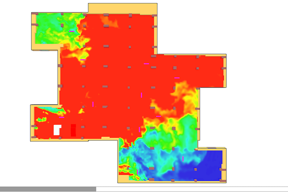 CFD Fire propagation