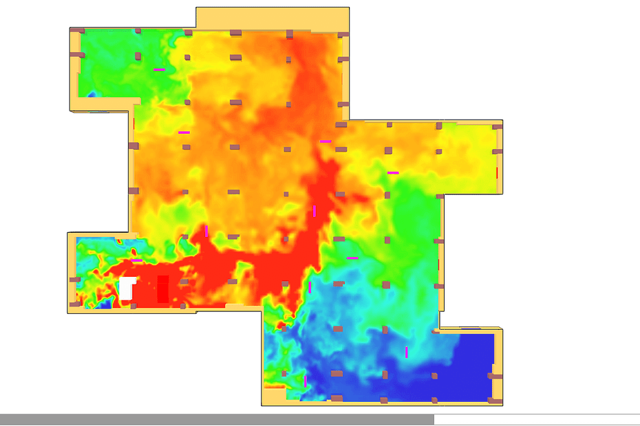 CFD Fire propagation