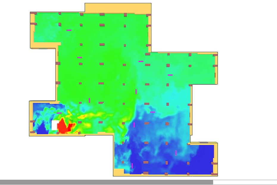 CFD Fire propagation