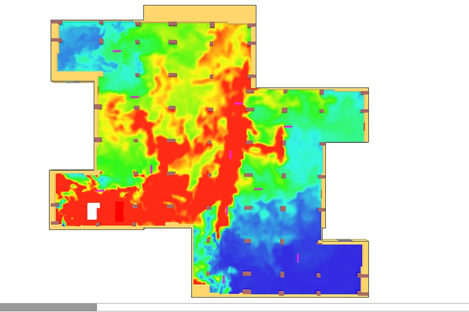 CFD Fire propagation